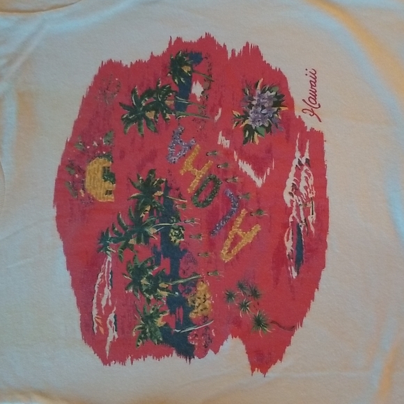 Toddler Aloha Wear Hawaiian Print Tshirt over matching shorts Size M (10-12) - Picture 8 of 12